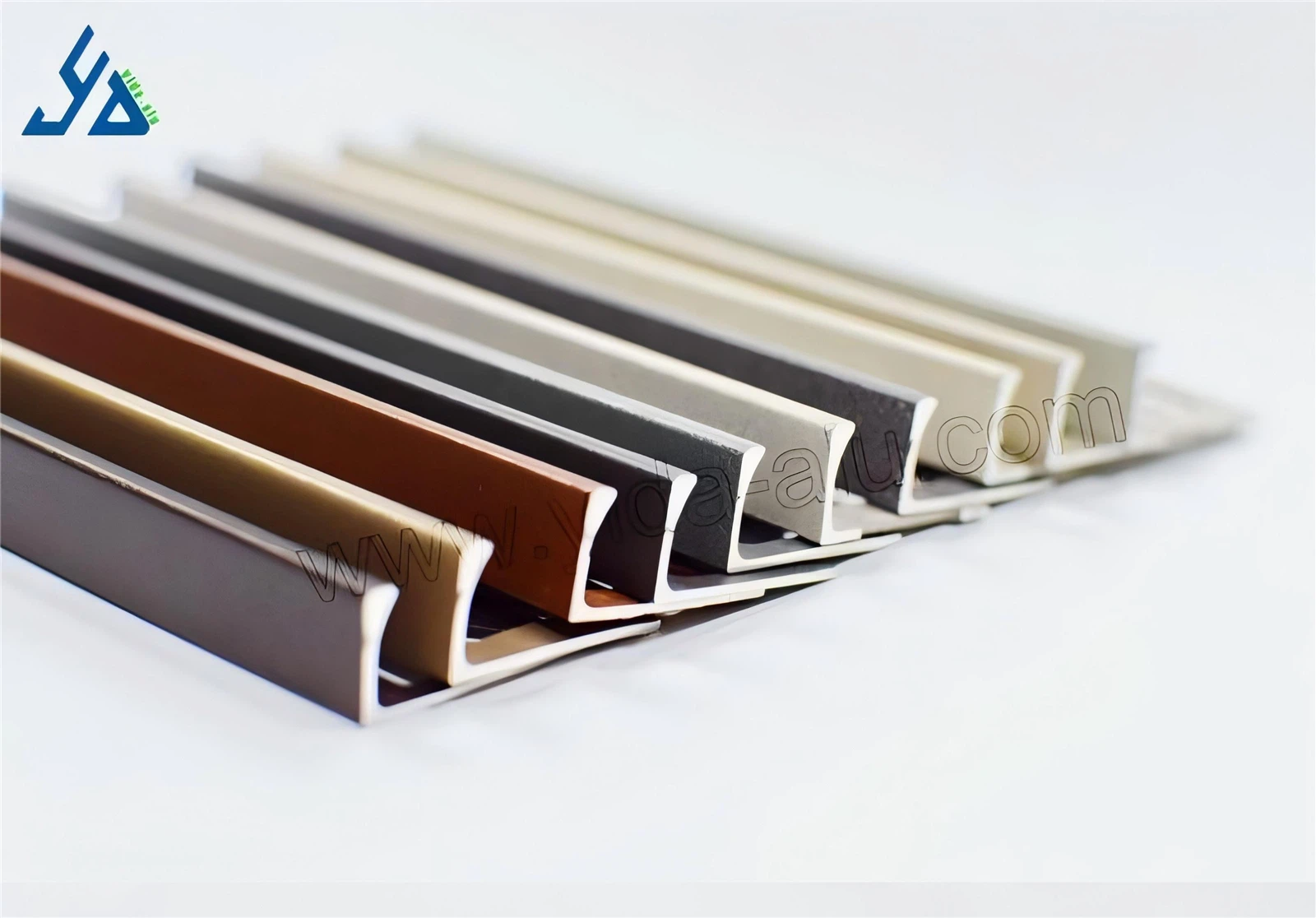 Powder coated Brown L-shaped tile for decoration Powder coated Brown L-shaped tile for decoration