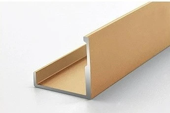 9mm Height Aluminum Wall Panel Trim